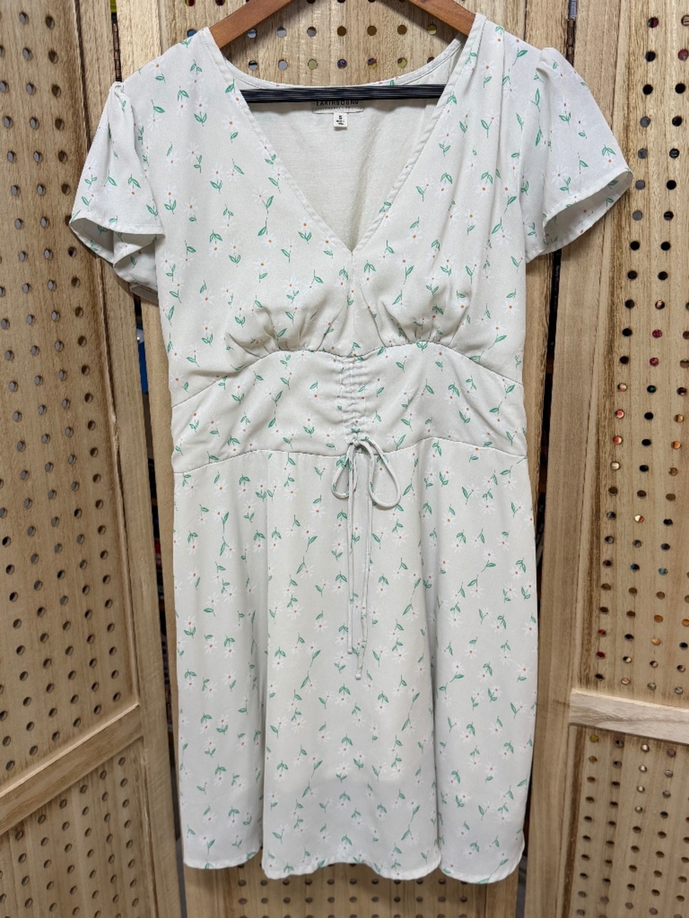 Earthbound Trading Co Floral Cottagecore Mini Dress Small